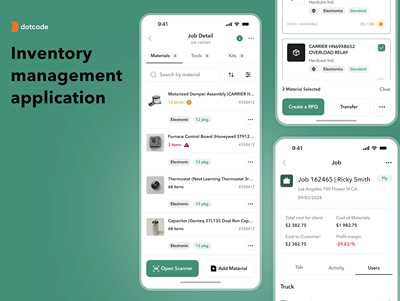 Procurement and inventory platform for MEP contractors - Web Application