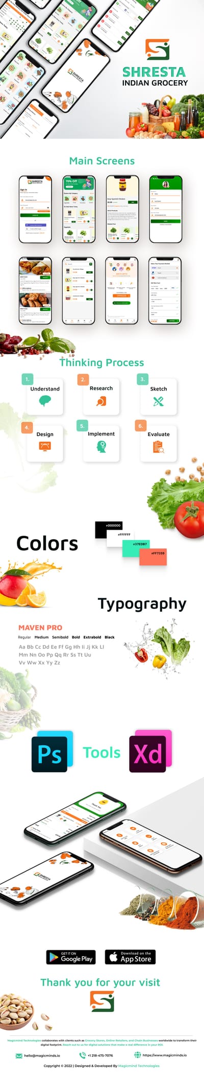Shresta Indian Grocery Mobile Application - Mobile App