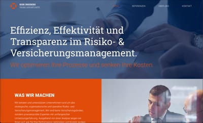 Risk Insiders AG - Website Creation