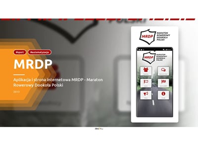 MRDP — live tracking app for a cycling marathon - Mobile App