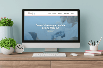 Création d'un site sur mesure "Cabinet de chirurgie dentaire Les 8" - Website Creatie