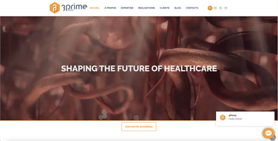 Trois Prime | Site Web - Webseitengestaltung