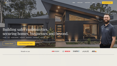 Building Trust Online for a Security Industry Leader - Website Creation