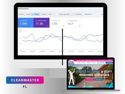Local SEO Expert for Exterior Cleaning Business (Clean Master FL) - SEO