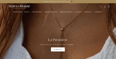 Terres et Beauté - Création de site internet