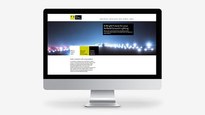 Website für Flughafen-Beleuchtungs-Anbieter - Marketing