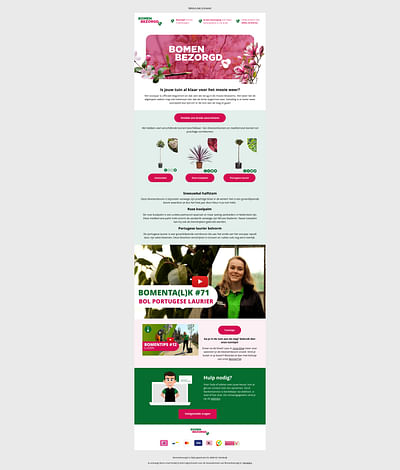 Email marketing template / Bomenbezorgd.nl - E-Mail-Marketing