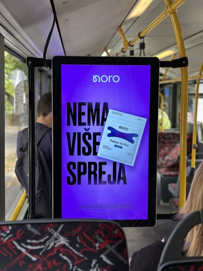 Firts DOOH Campaign for Ecommerce brand in Bosnia - Outdoor Advertising