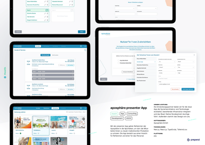 aposphäre presenter app - Application mobile