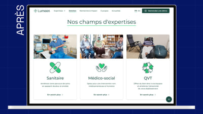 Lumeen (MedTech) - Création de site internet