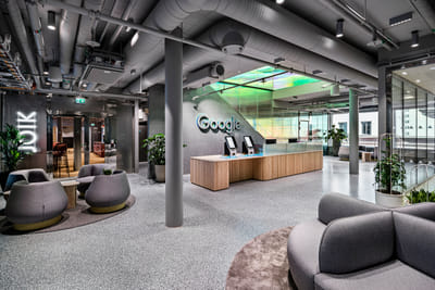 Google HQ - Office concept and interior design - Graphic Design