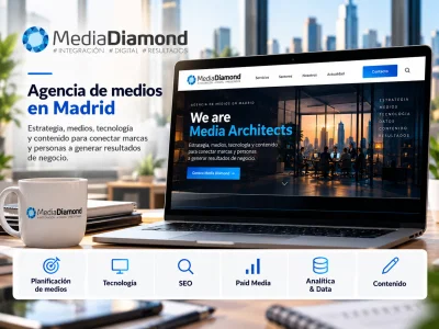 SEO y redes sociales para Media Diamond, agencia de medios en Madrid - SEO
