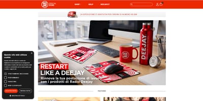 Radio Deejay e-commerce - E-commerce