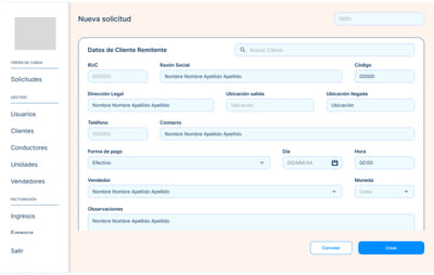 Freight and Billing Management System - Software Entwicklung