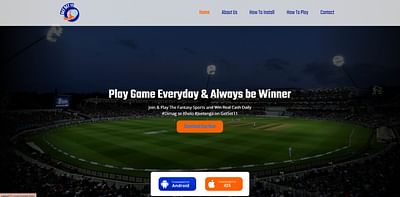 Fantasy Cricket App - Sviluppo di software