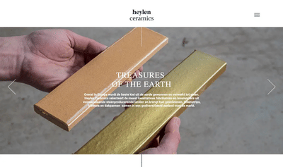 Heylen Ceramics - Website Creatie