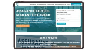 ISSEO Assurances - Website Creation