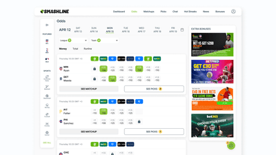 Smashline Betting Platform - Mobile App