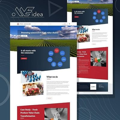 Web design and branding for partner - Website Creation
