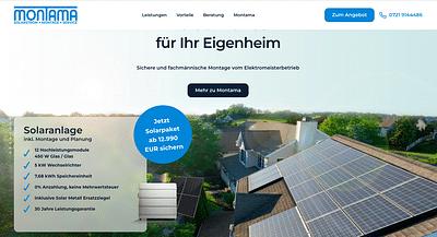 SEO und SEA für Montama GmbH - Digitale Strategie