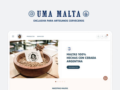 Magento Ecommerce & Branding Launch l UMA malta - Identidad Gráfica