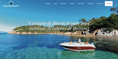 Refonte Site Internet Luxe - Création de site internet