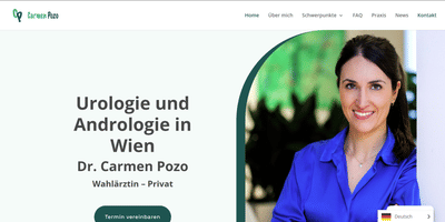 Professionelle Praxis-Webseite mit einfacher Kontaktfunktion - Webseitengestaltung