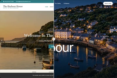 The Harbour House · Redesign · a concept by Elypt - Website Creatie