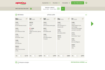 apetito: modernes Webportal - Digital Strategy