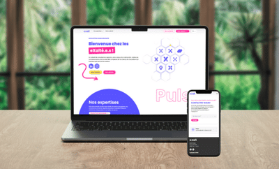 Exalt Company : éco-conception d’un site web avec CMS SaaS Headless - Création de site internet