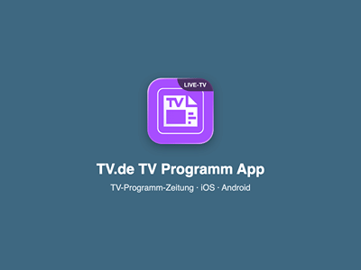TV.de TV Programm App – TV-Programm für iOS & Android - Mobile App
