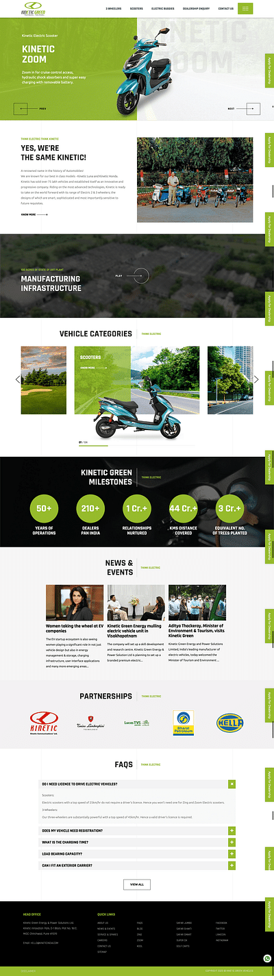 Kinetic Green Website Design & Development - Website Creatie