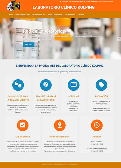 Laboratoire Kolping - Website Creation