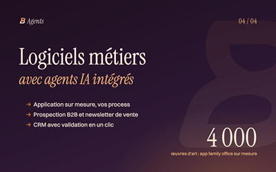 Logiciel métier sur mesure avec agents IA pour un family office - Software Development
