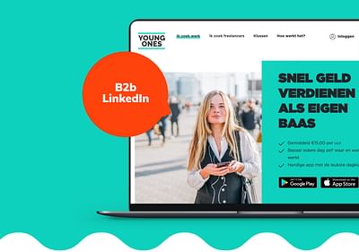 Young Ones campagne LinkedIn - Publicité en ligne