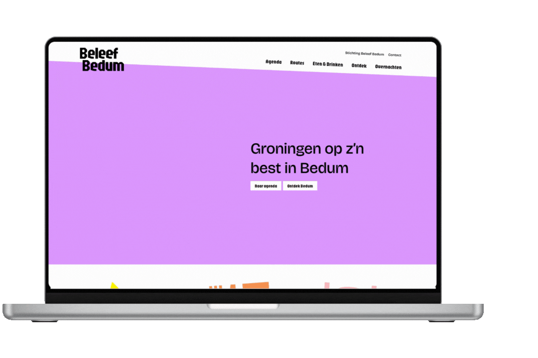 Umbraco CityMarketing platform dat verbindt voor Beleef Bedum - Webanwendung