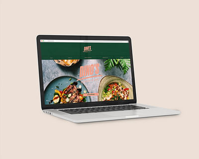 Webdesign - Dino's Kitchen & Bar Rotterdam - Identidad Gráfica