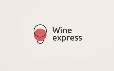 Brand identity for wine e-shop "Wine Express" - Grafikdesign