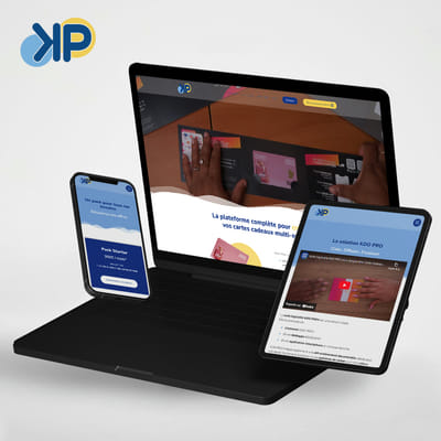 Site vitrine - Solution de cartes cadeaux - Creación de Sitios Web