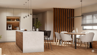render cocina - 3D