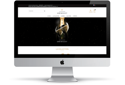 site internet E-commerce Champagne Gremillet