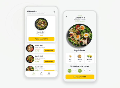 FoodMe - Frische Küche - Application mobile