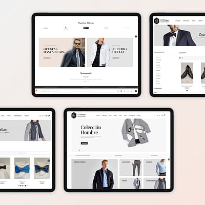El dique moda hombre - Webseitengestaltung