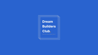 Dream Builders Club | WhatsApp Automation - Application web