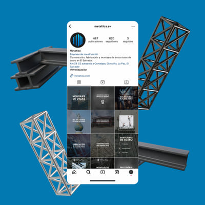 Administración de redes sociales de Metaltica - Marketing