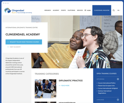 Een wereldpubliek voor instituut Clingendael - Mobile App
