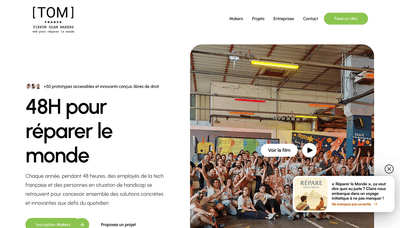 Site Web - Tom France - Creazione di siti web