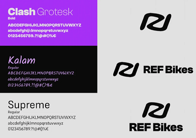 Création image de marque pour Ref Bikes - Image de marque & branding