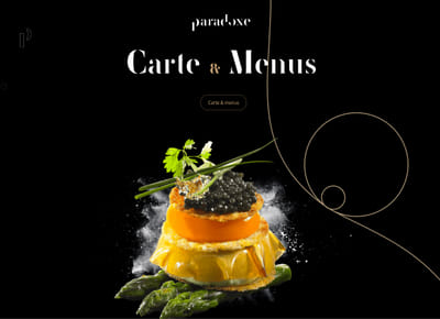 Site Internet vitrine | Restaurant Paradoxe - Image de marque & branding