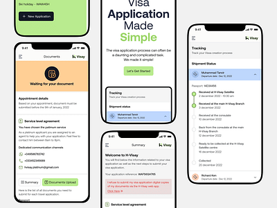 Visa Application App - Application mobile